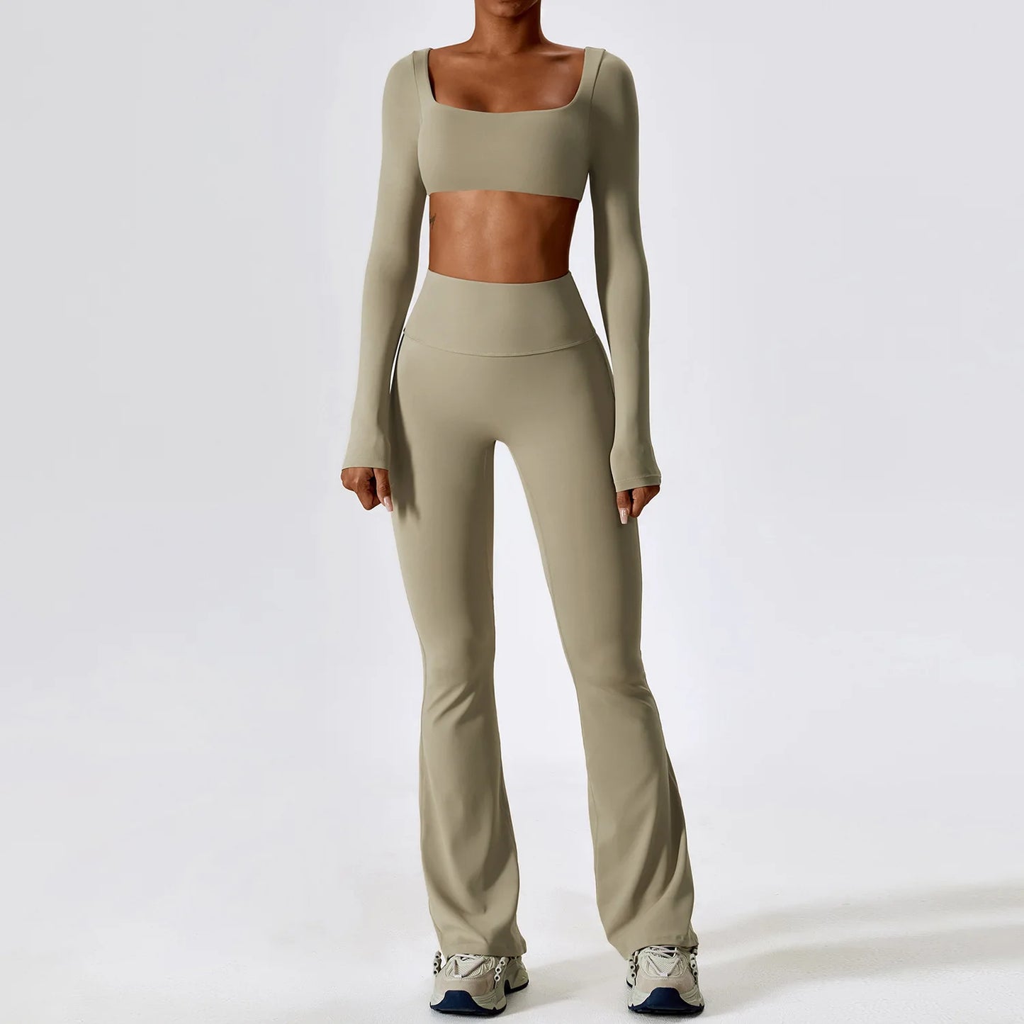 Yoga Set 2PCS Seamless Women Sportswear Workout Clothes Athletic