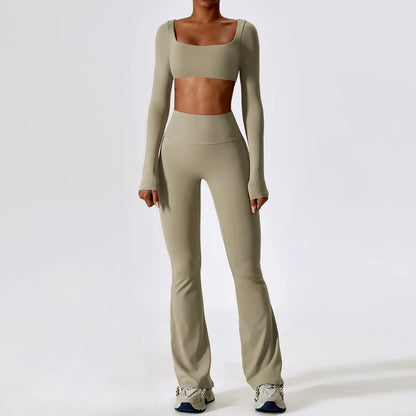 Yoga Set 2PCS Seamless Women Sportswear Workout Clothes Athletic