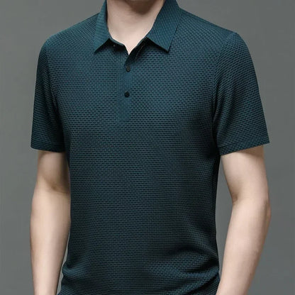 Business Casual Sweat-absorbing Top Brand Clothes Summer New Men's Short