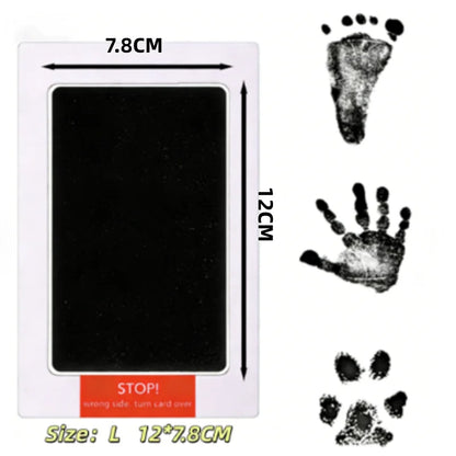 Inkless Cat Dog Paw Print Kit Pad Safe Non-toxic Baby Handprint