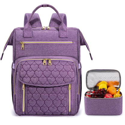 Lunch Backpack Insulated Cooler Picnic Bag Multifunctional