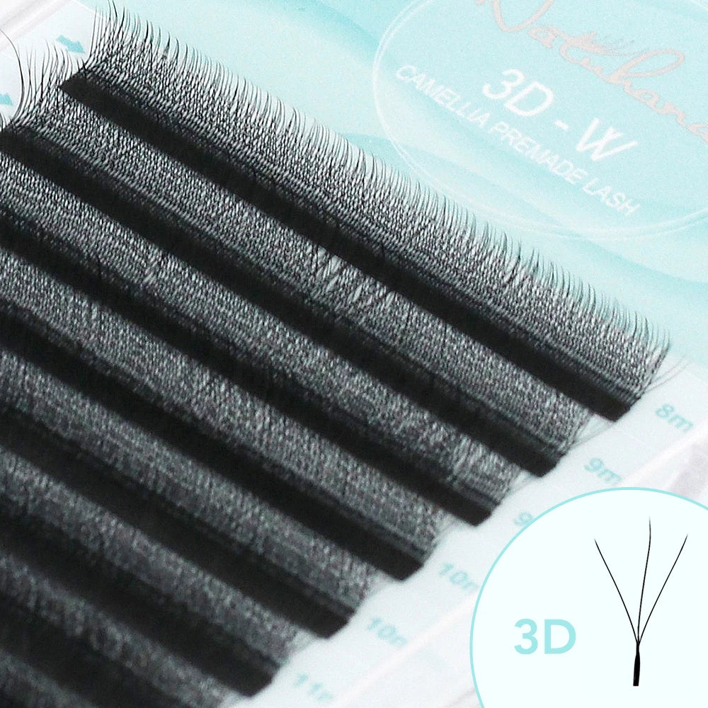 NATUHANA Wispy Camellia W Premade Lash Fans 3D/4D/5D