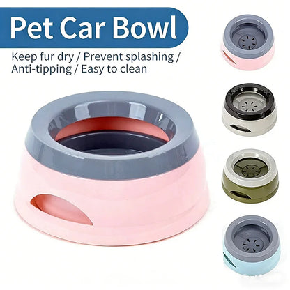 Anti Spill Pet Water Bowl Non Slip Splash Proof Dog