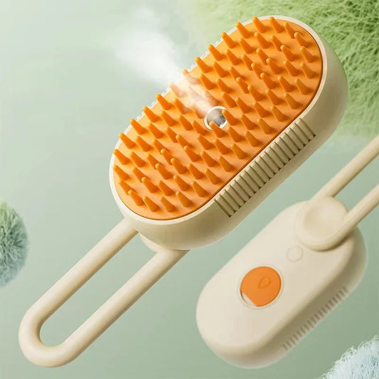3-in-1 Dog Hair Brush Cat Hair Brush Electric Pet Cleaning Brush