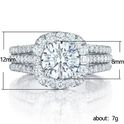 Trendy Women Rings with Brilliant Cubic Zirconia Luxury