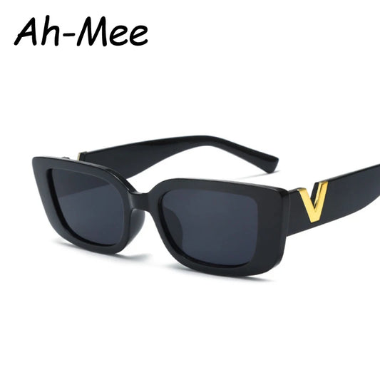 Fashion Rectangle Sunglasses Women Luxury Brand Vintage