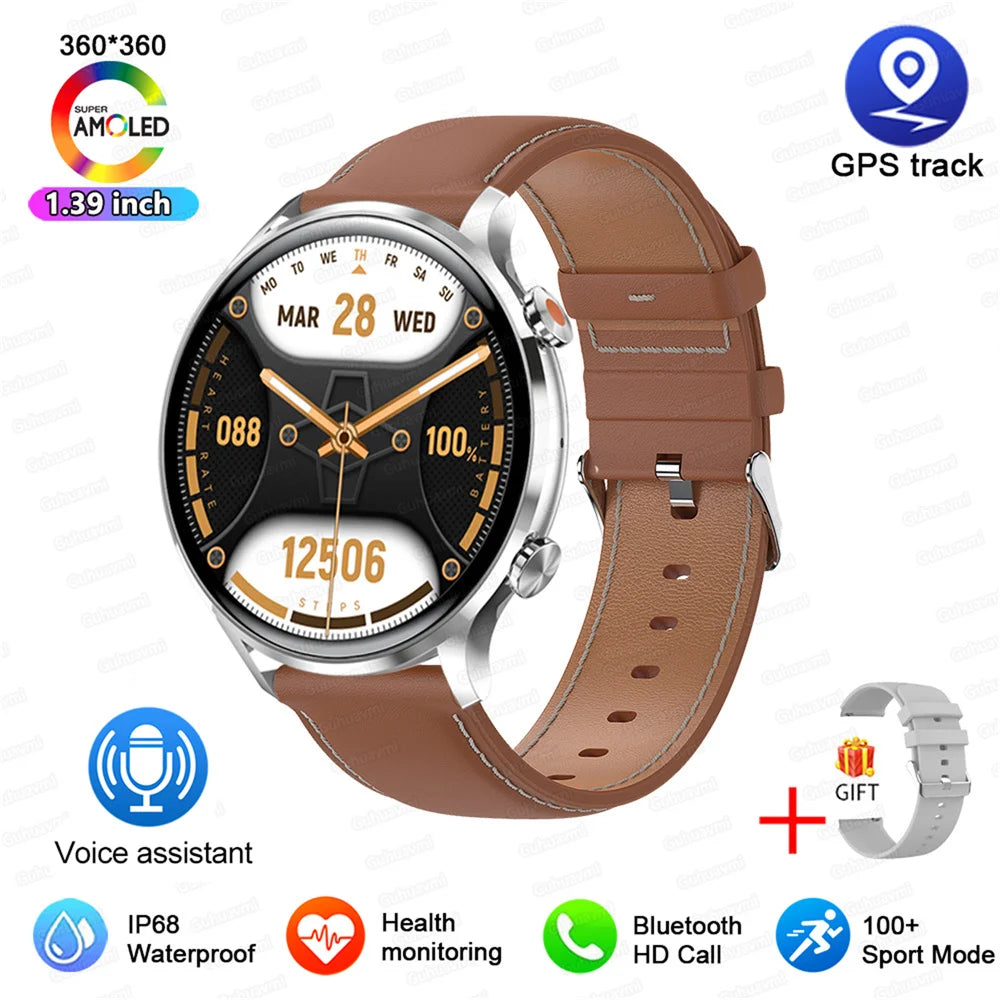 2026 New Smartwatch Women AMOLED HD Screen Always On Display Bluetoothe