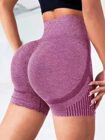 Women Yoga Shorts High Waist Workout Shorts Fitness Yoga Lift Butt Fitness