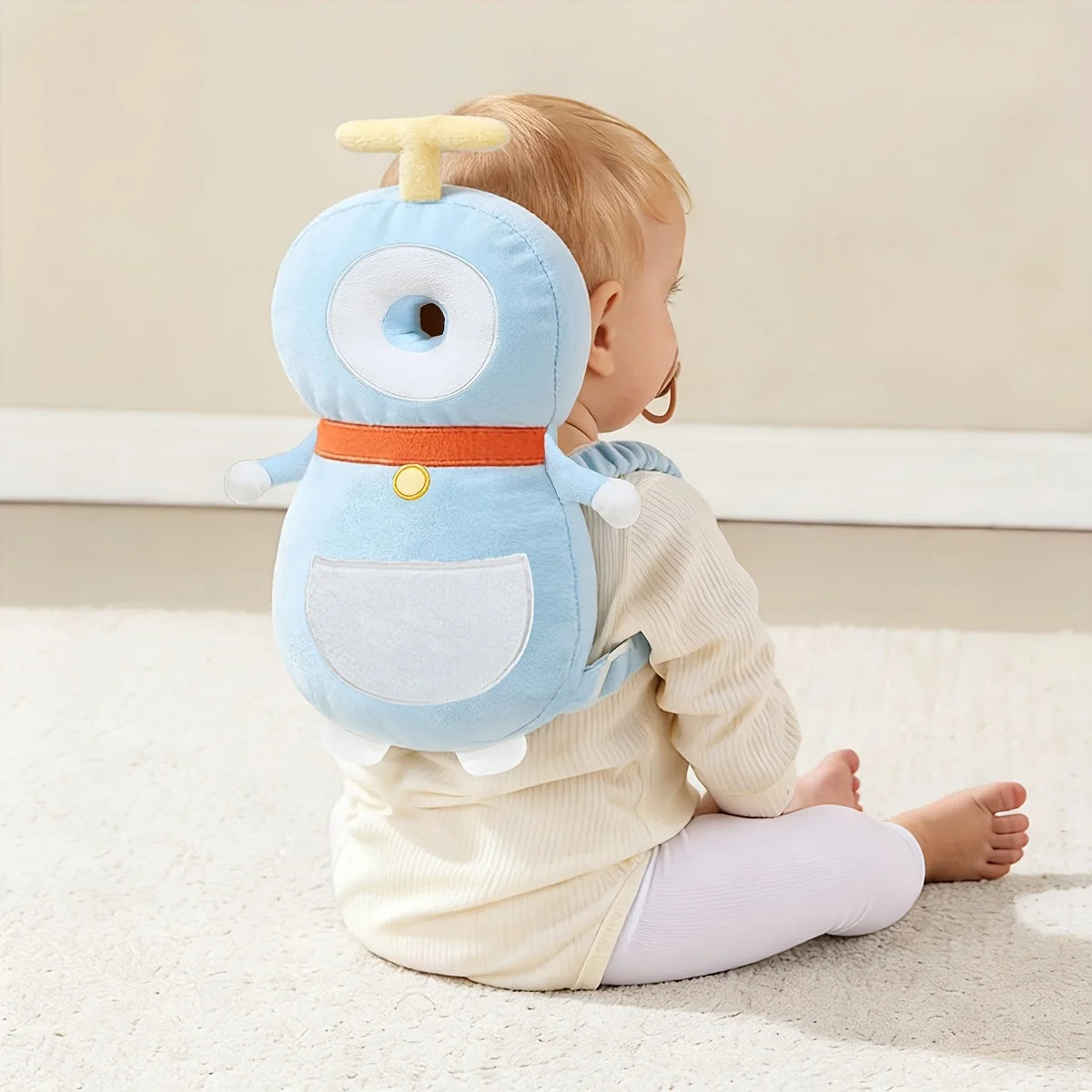 1Pc Baby Head Protection Pillow - Protective Backpack Anti-Fall Head Pillow Adjustable