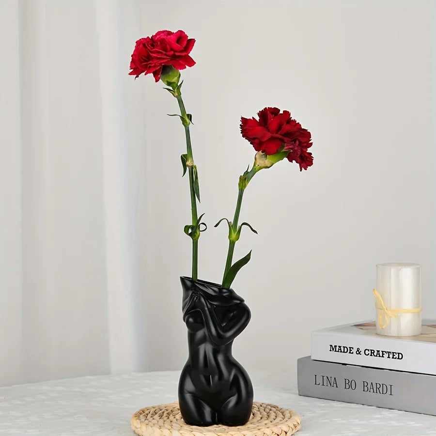 Female Body Vase Resin Sculpture Woman  Decoration