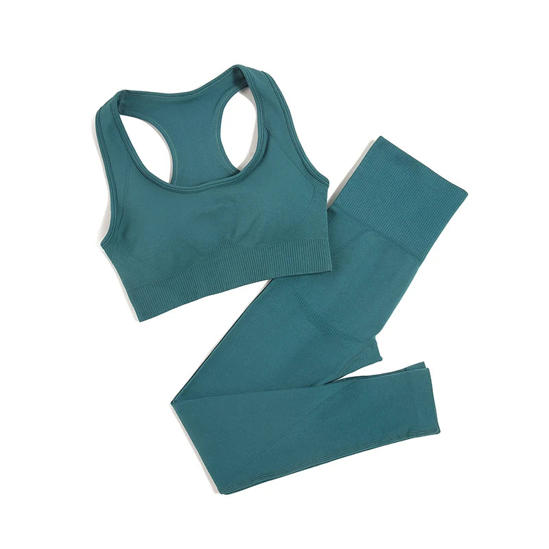 WAREBALL 2/3/4pcs Seamless Yoga Set Gym Clothes Sportswear Yoga