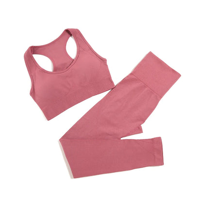WAREBALL 2/3/4pcs Seamless Yoga Set Gym Clothes Sportswear Yoga