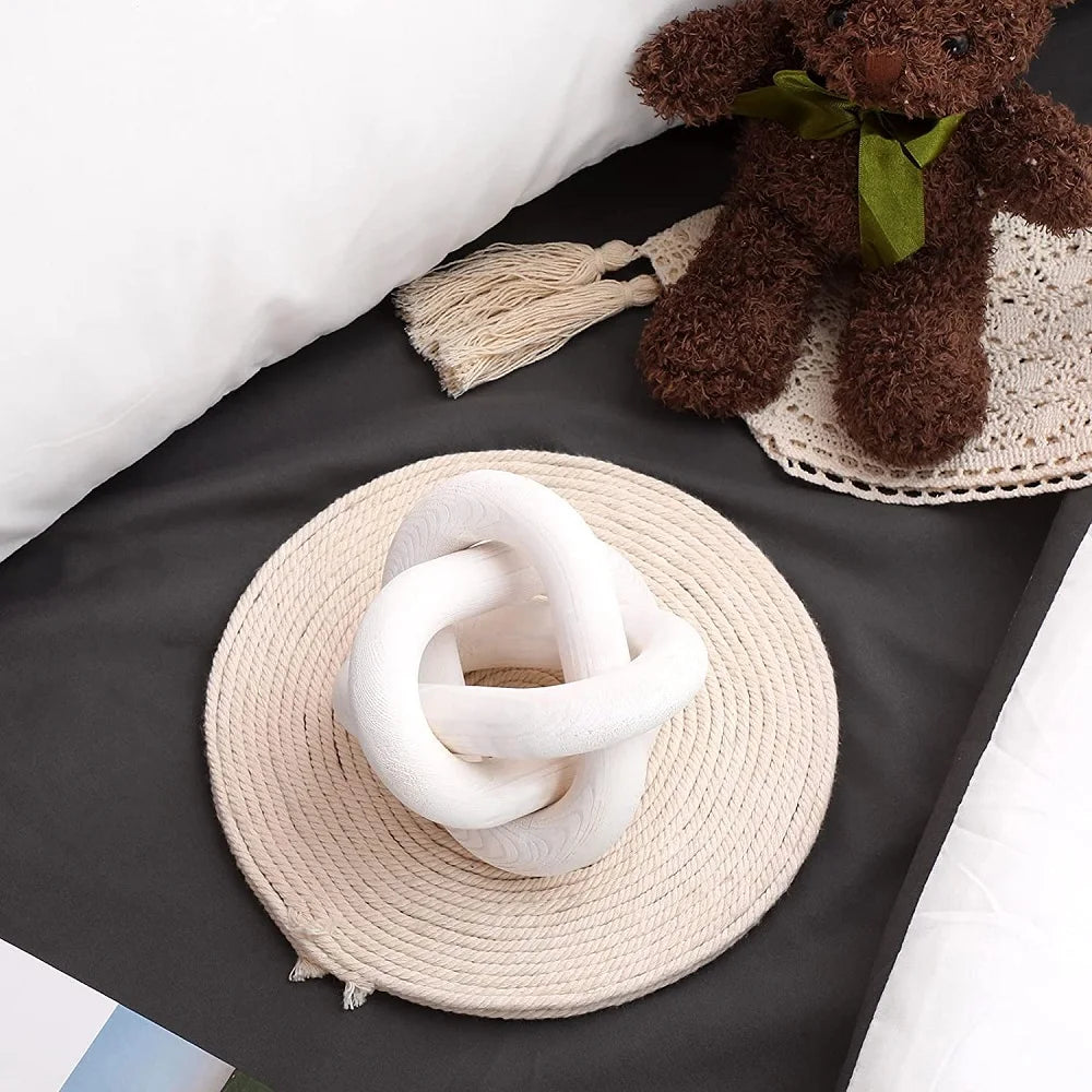 Wood Chain for Living Room Farmhouse Coffee Table Decor