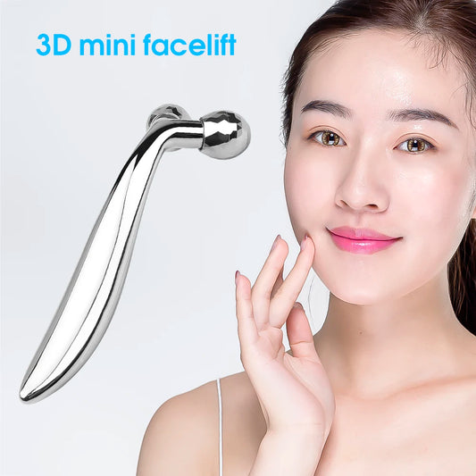 360 Rotate 3D Roller Massager Face Massage Y-Shape Thin Body Relaxation