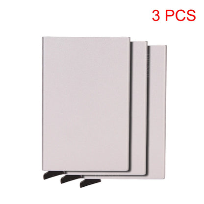 Rfid Credit Card Holder Metal Thin Slim Smart Wallet Men Women Wallets