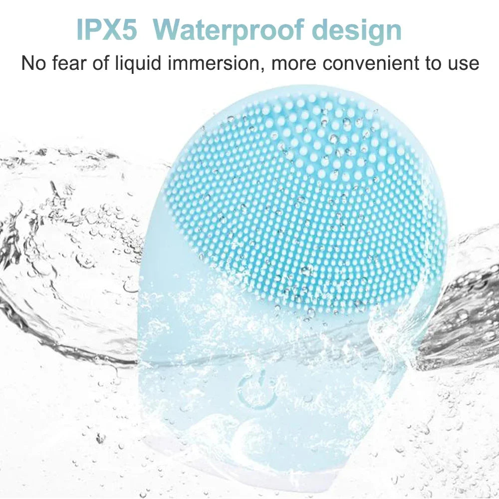 Electric Facial Cleansing Brush Face Skin Care Tools
