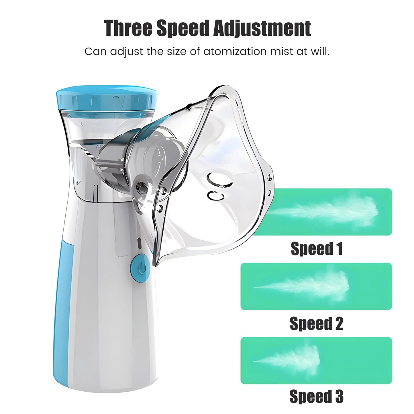 Mini Medical Nebulizer Handheld Nebulizers Ultrasonic Atomizers Portable
