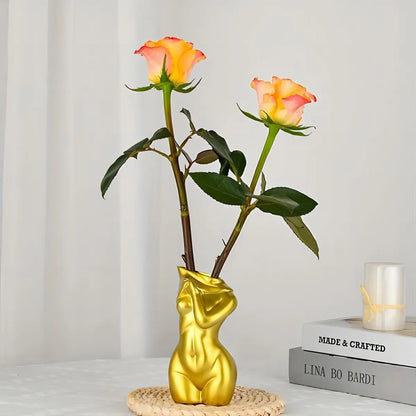 Female Body Vase Resin Sculpture Woman  Decoration
