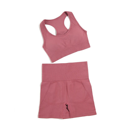 WAREBALL 2/3/4pcs Seamless Yoga Set Gym Clothes Sportswear Yoga