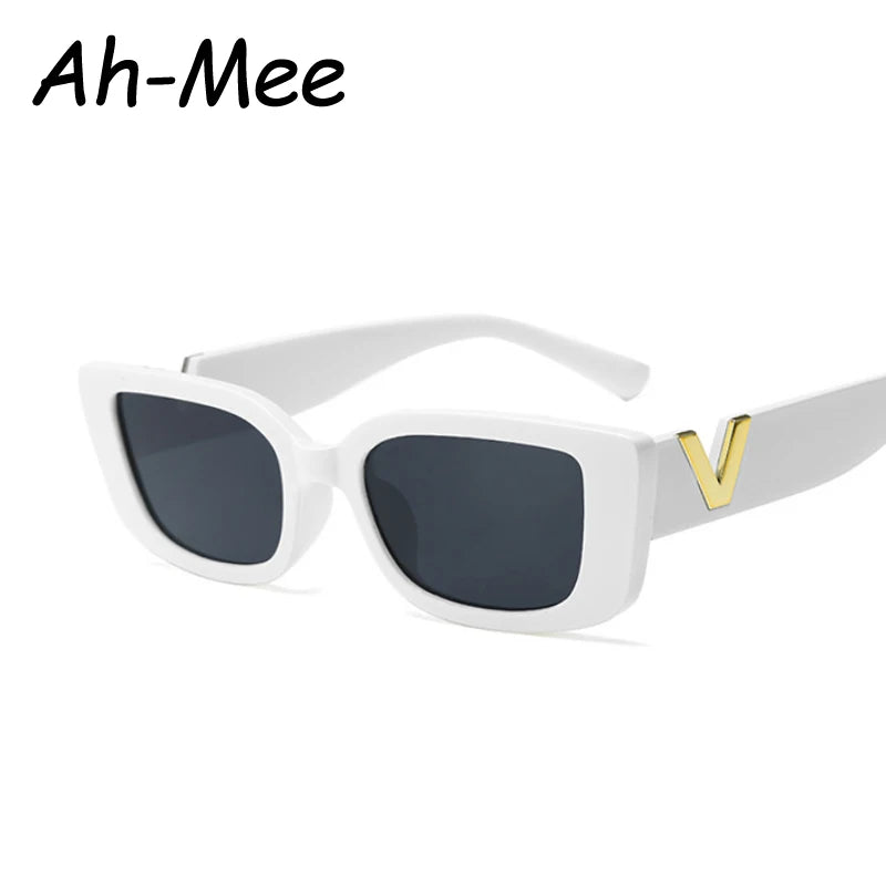 Fashion Rectangle Sunglasses Women Luxury Brand Vintage