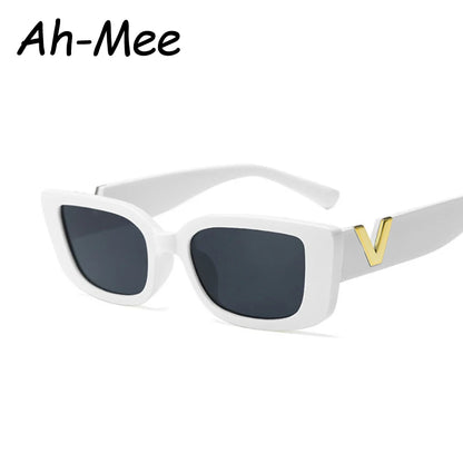 Fashion Rectangle Sunglasses Women Luxury Brand Vintage