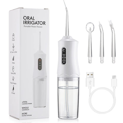 Electric Dental Water Flosser Oral Irrigator Portable Dental Bed Sprinkler