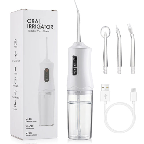 Electric Dental Water Flosser Oral Irrigator Portable Dental Bed Sprinkler