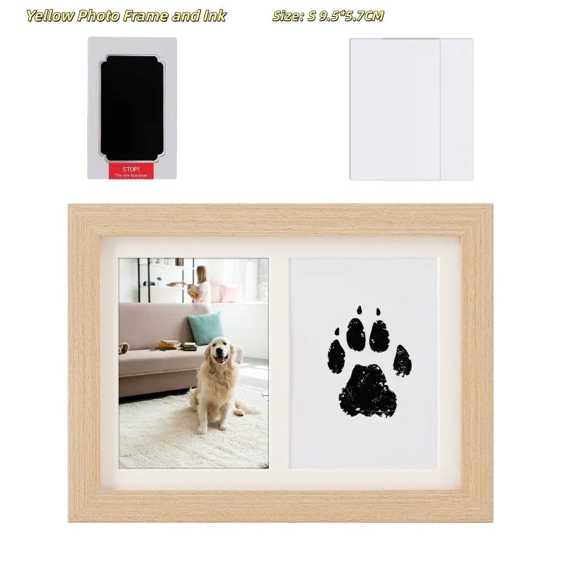 Inkless Cat Dog Paw Print Kit Pad Safe Non-toxic Baby Handprint