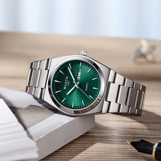 bennstore Man Watch Quartz Watch Luxury Waterproof Luminous