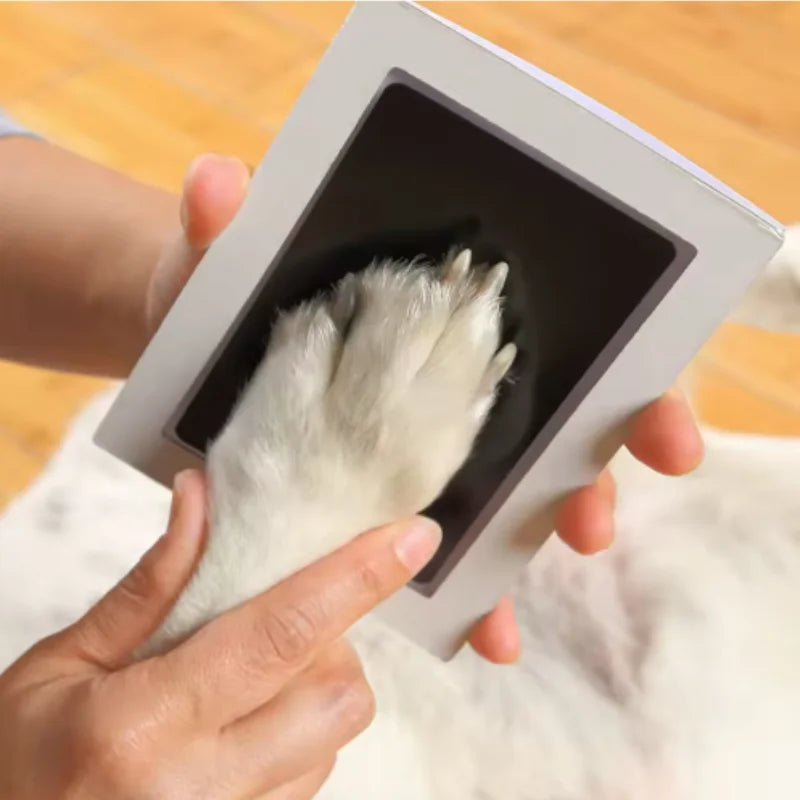 Inkless Cat Dog Paw Print Kit Pad Safe Non-toxic Baby Handprint