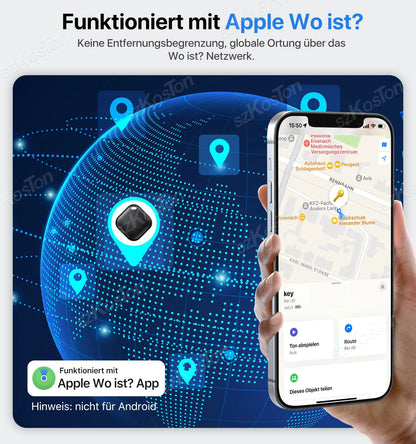Mini GPS Tracker Compatible with iOS Find My APP Dog Cat Locator Child Finder Pet