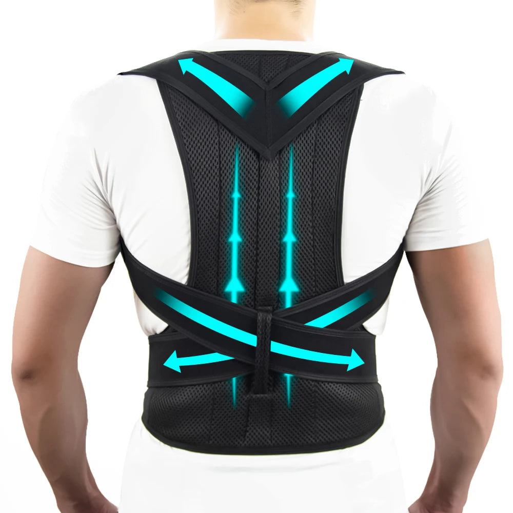 Back Brace Posture Support for Women and Men, Shoulder Straightener