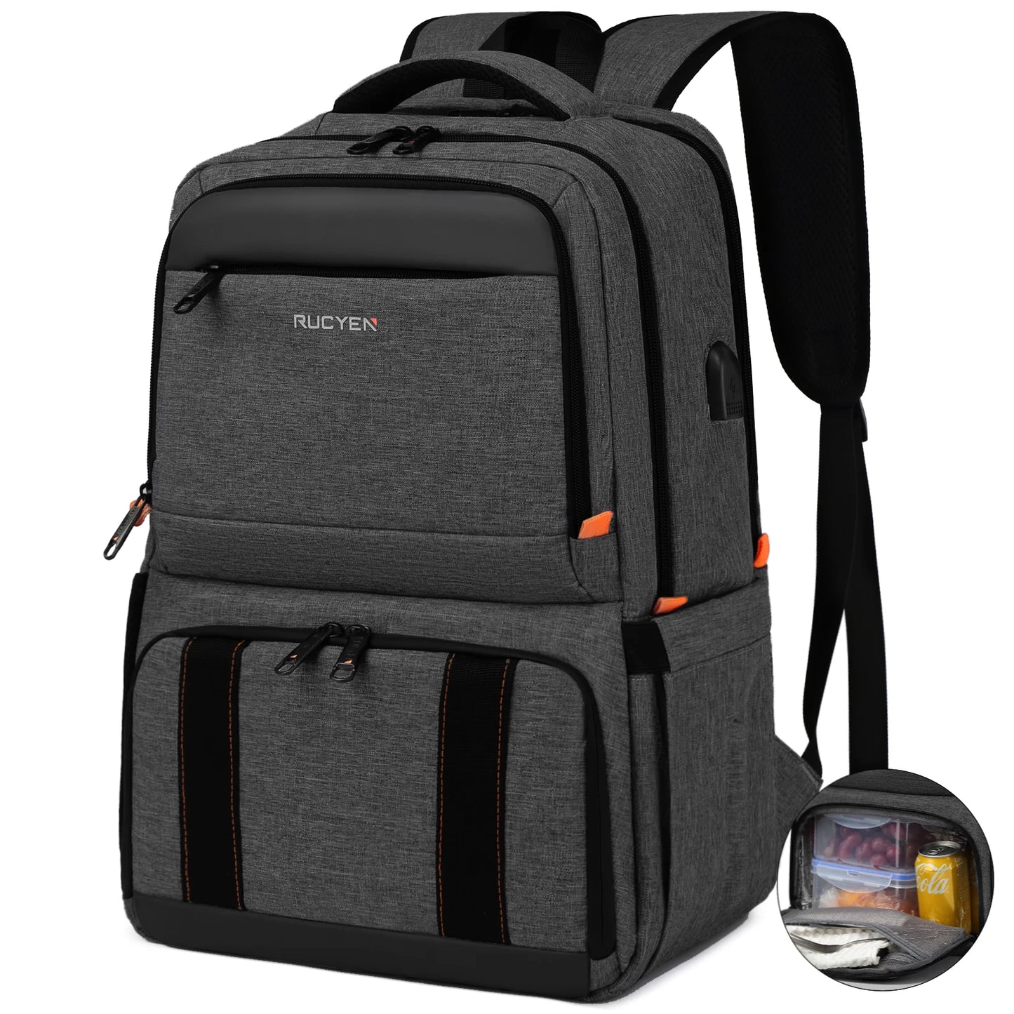 Lunch Backpack Insulated Cooler Picnic Bag Multifunctional