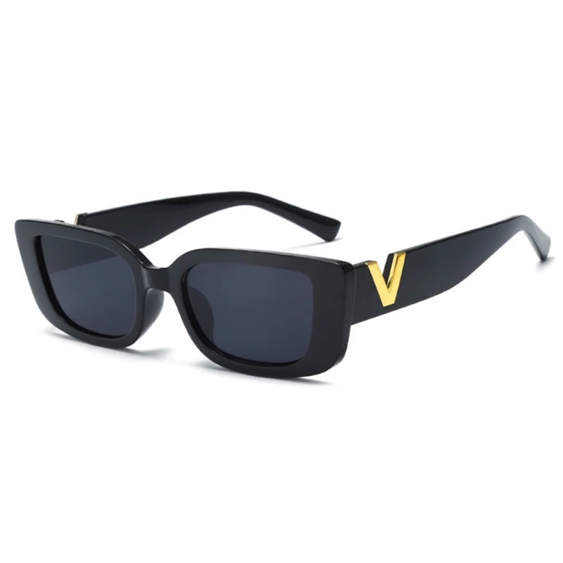 Fashion Rectangle Sunglasses Women Luxury Brand Vintage