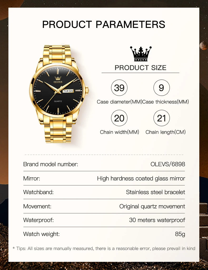 Bennstore OLEVS Men Watches
