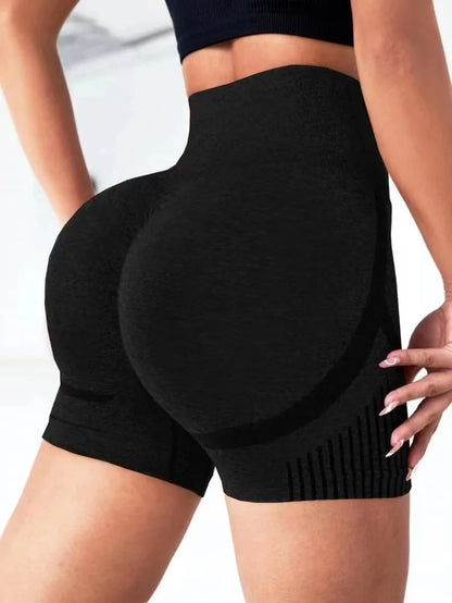 Women Yoga Shorts High Waist Workout Shorts Fitness Yoga Lift Butt Fitness