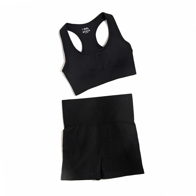 WAREBALL 2/3/4pcs Seamless Yoga Set Gym Clothes Sportswear Yoga