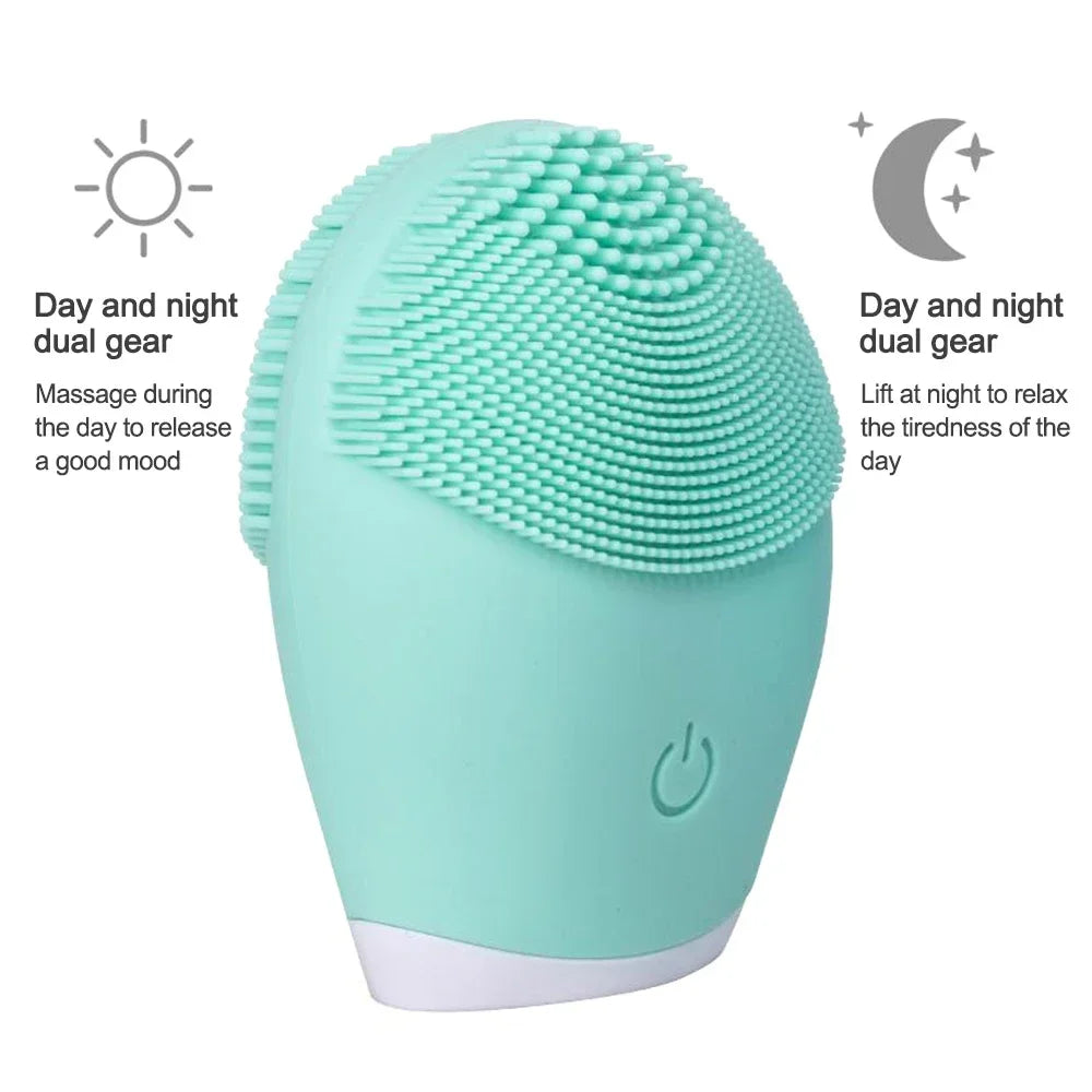 Electric Facial Cleansing Brush Face Skin Care Tools