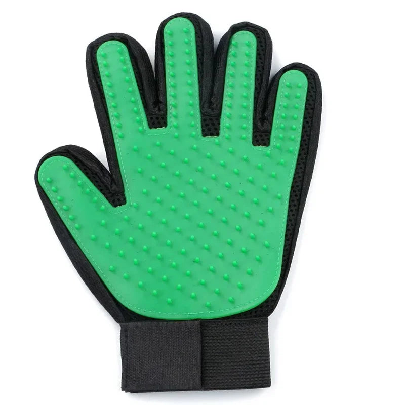 Silicone Pet Grooming Gloves Cats Hair Brush and Comb Gloves to Bathe Dogs Cleaning