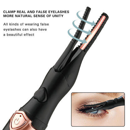 Rechargeable Electric Eyelash Curler Fast Heating Handheld Eyelash Curler