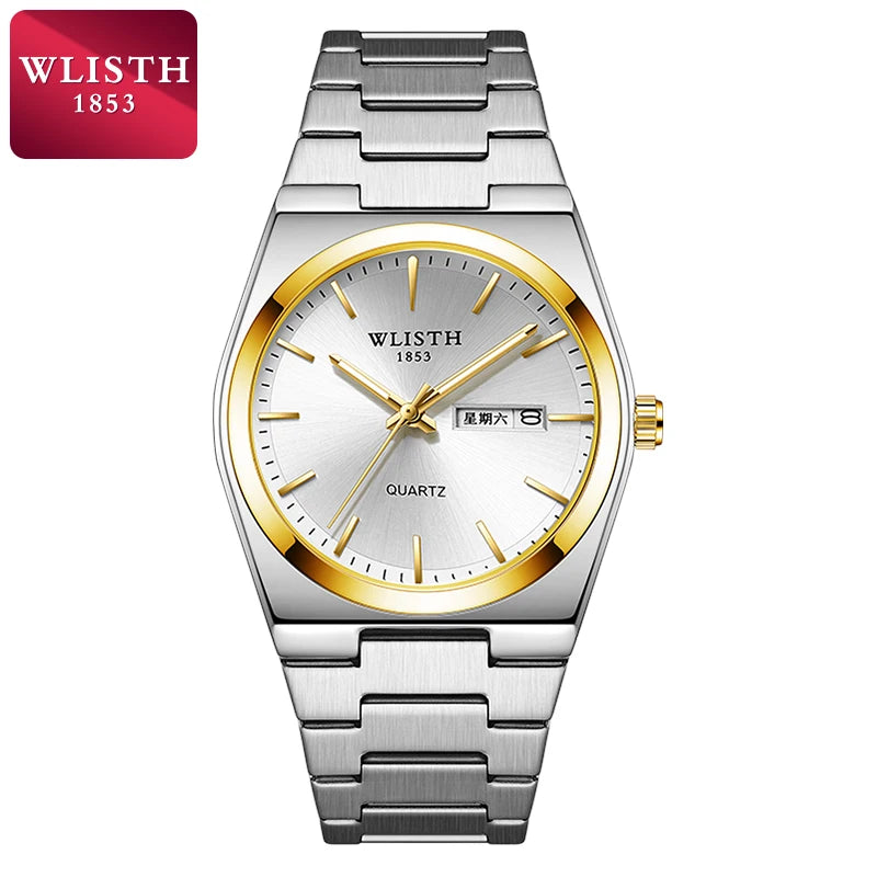 bennstore Man Watch Quartz Watch Luxury Waterproof Luminous