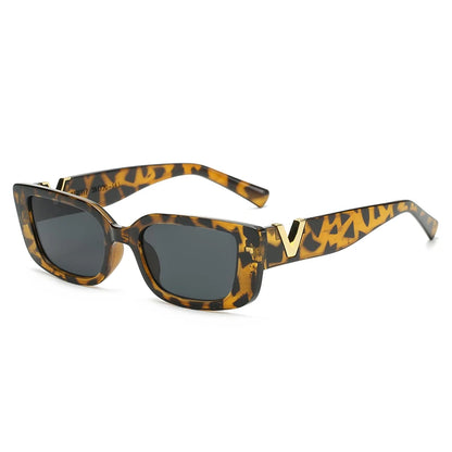 Fashion Rectangle Sunglasses Women Luxury Brand Vintage