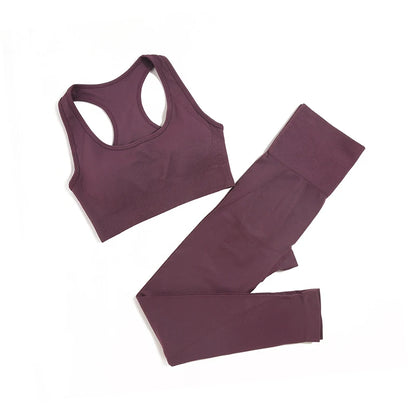 WAREBALL 2/3/4pcs Seamless Yoga Set Gym Clothes Sportswear Yoga
