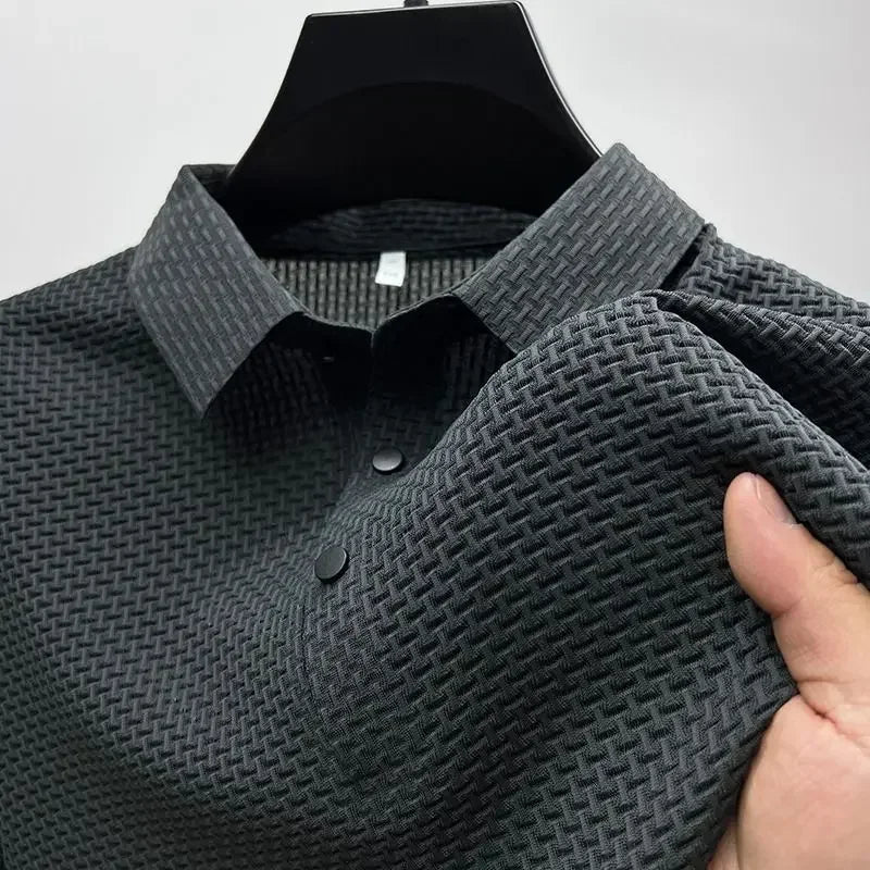 Business Casual Sweat-absorbing Top Brand Clothes Summer New Men's Short