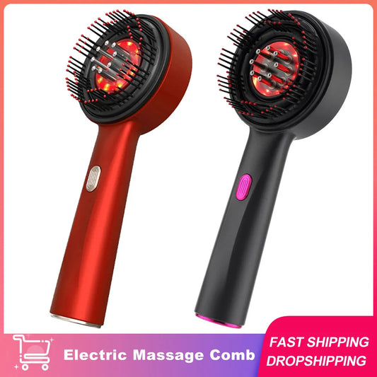 Electric Hair Regrowth Brush with Infrared Light Machine
