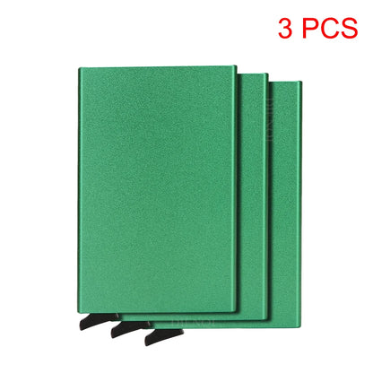 Rfid Credit Card Holder Metal Thin Slim Smart Wallet Men Women Wallets