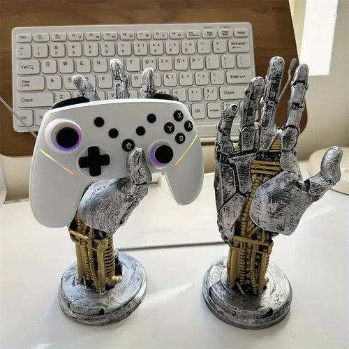 Futuristic Sci-fi Style Robotic Arm Decoration Gamepad Holder Boy Desk Cool