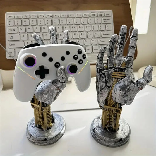 Futuristic Sci-fi Style Robotic Arm Decoration Gamepad Holder Boy Desk Cool