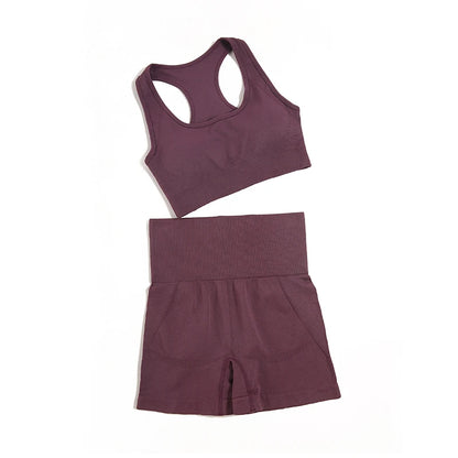 WAREBALL 2/3/4pcs Seamless Yoga Set Gym Clothes Sportswear Yoga