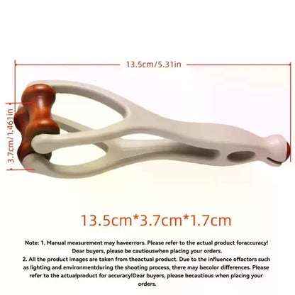 Single Wooden Hand Massager Roller Finger Relaxation